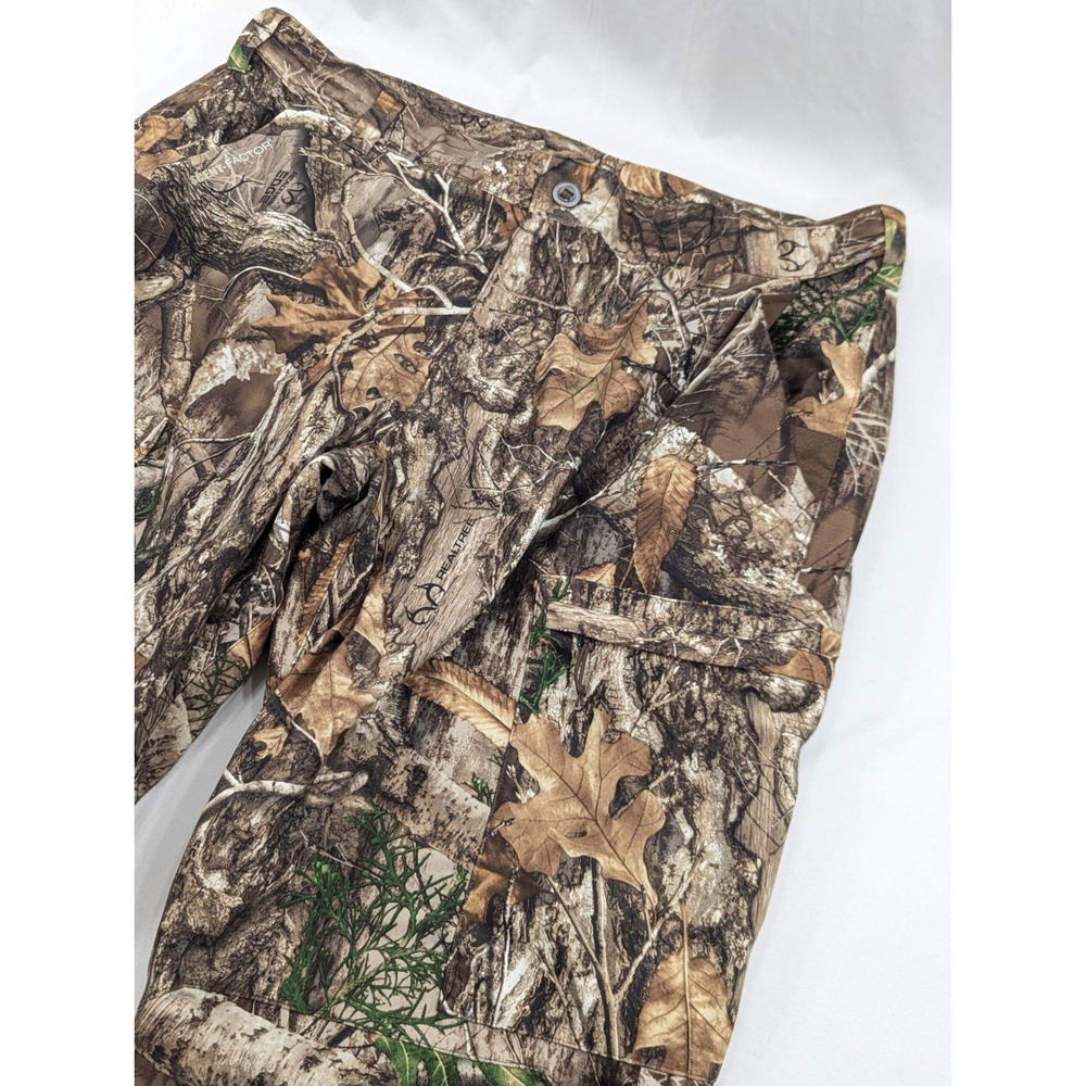 Real Tree Camo Cargo Pants Extra Large 42x32 Scent Factor Raider Hunting Outdoor